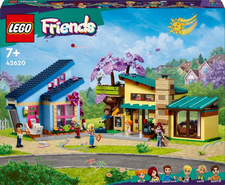 LEGO Friends 42620 - Ollyn ja Paisleyn talot ryhmässä LELUT, TUOTTEET LAPSILLE JA VAUVOILLE / Leikkikalut, Askartelu &Pelit / Rakennuslelut / Lego @ TP E-commerce Nordic AB (C52245)