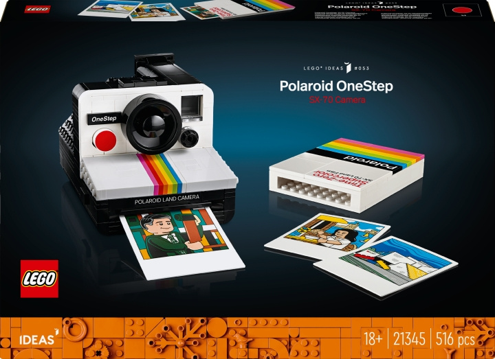 LEGO Ideas 21345 - Polaroid OneStep SX-70 ‑kamera ryhmässä LELUT, TUOTTEET LAPSILLE JA VAUVOILLE / Leikkikalut, Askartelu &Pelit / Rakennuslelut / Lego @ TP E-commerce Nordic AB (C52246)