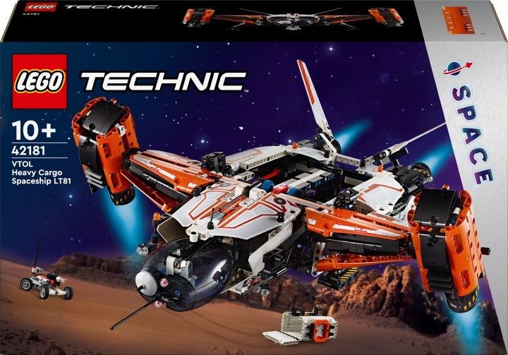 LEGO Technic 42181 - VTOL Raskaan kuorman avaruusalus LT81 ryhmässä LELUT, TUOTTEET LAPSILLE JA VAUVOILLE / Leikkikalut, Askartelu &Pelit / Rakennuslelut / Lego @ TP E-commerce Nordic AB (C52249)
