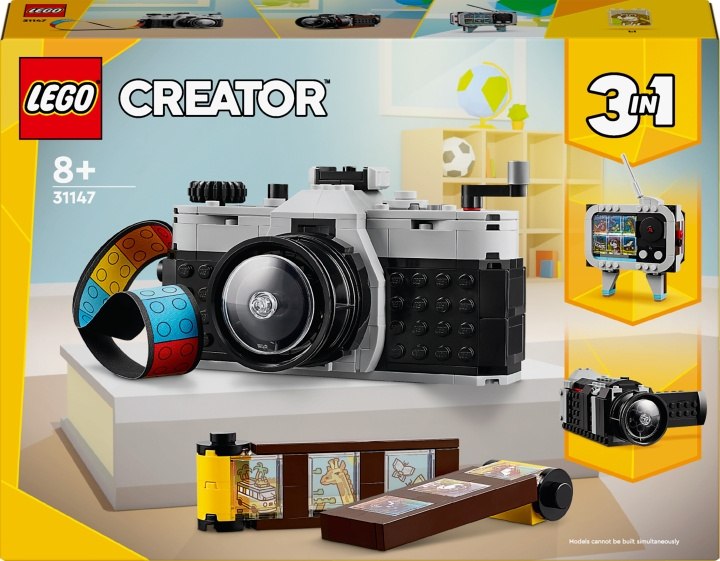 LEGO Creator 31147 - Retrokamera ryhmässä LELUT, TUOTTEET LAPSILLE JA VAUVOILLE / Leikkikalut, Askartelu &Pelit / Rakennuslelut / Lego @ TP E-commerce Nordic AB (C52255)