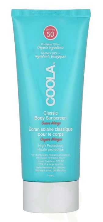 Coola Classic Sunscreen Moisturizer SPF50 148 ml Guava Mango ryhmässä KAUNEUS JA TERVEYS / Ihonhoito / Rusketus / Aurinkosuoja @ TP E-commerce Nordic AB (C52298)