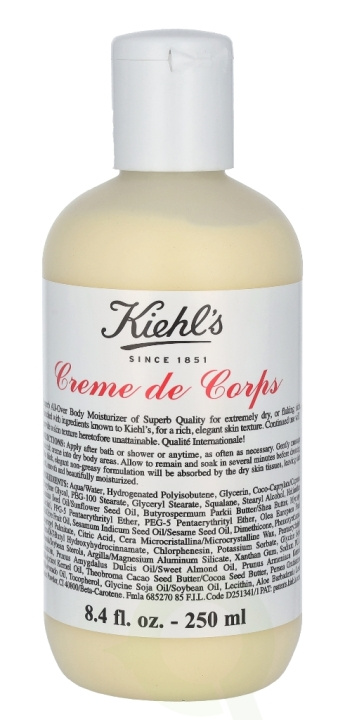 Kiehls Kiehl\'s Creme De Corps 250 ml ryhmässä KAUNEUS JA TERVEYS / Ihonhoito / Kehon hoito / Vartalovoide @ TP E-commerce Nordic AB (C52470)