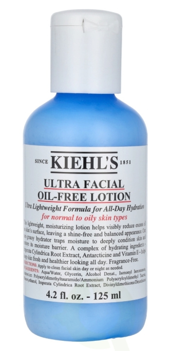 Kiehls Kiehl\'s Ultra Facial Oil-Free Lotion 125 ml For Normal To Oily Skin Types ryhmässä KAUNEUS JA TERVEYS / Ihonhoito / Kasvot / Päivävoide @ TP E-commerce Nordic AB (C52481)