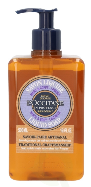 L\'Occitane Lavender Liquid Soap w/Pump 500 ml Hand & Body ryhmässä KAUNEUS JA TERVEYS / Ihonhoito / Kehon hoito / Kylpy- ja suihkugeelit @ TP E-commerce Nordic AB (C52545)