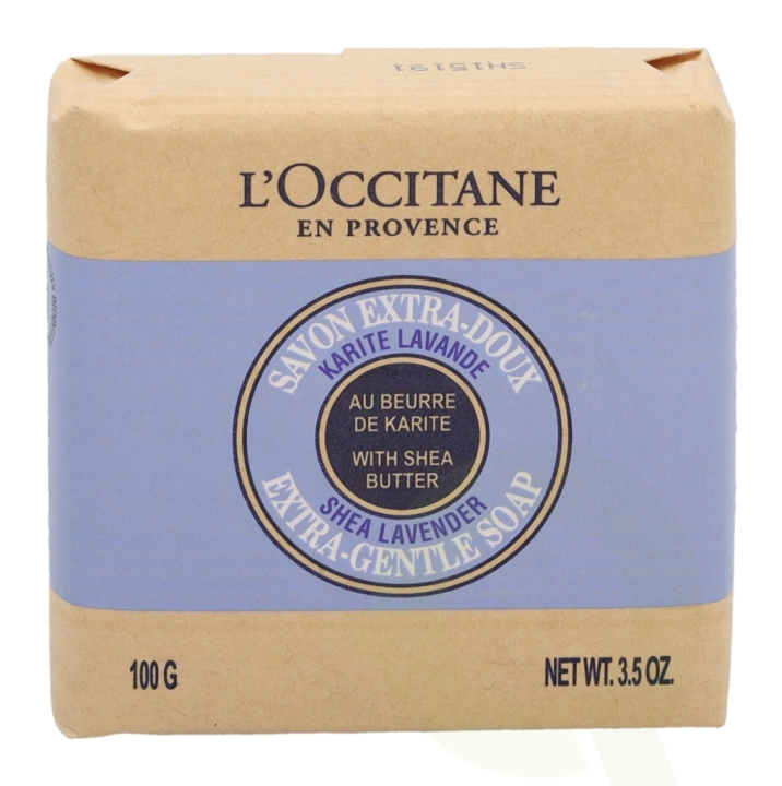 L\'Occitane Extra-Gentle Soap With Shea Butter 100 gr Lavender ryhmässä KAUNEUS JA TERVEYS / Ihonhoito / Kehon hoito / Kylpy- ja suihkugeelit @ TP E-commerce Nordic AB (C52561)