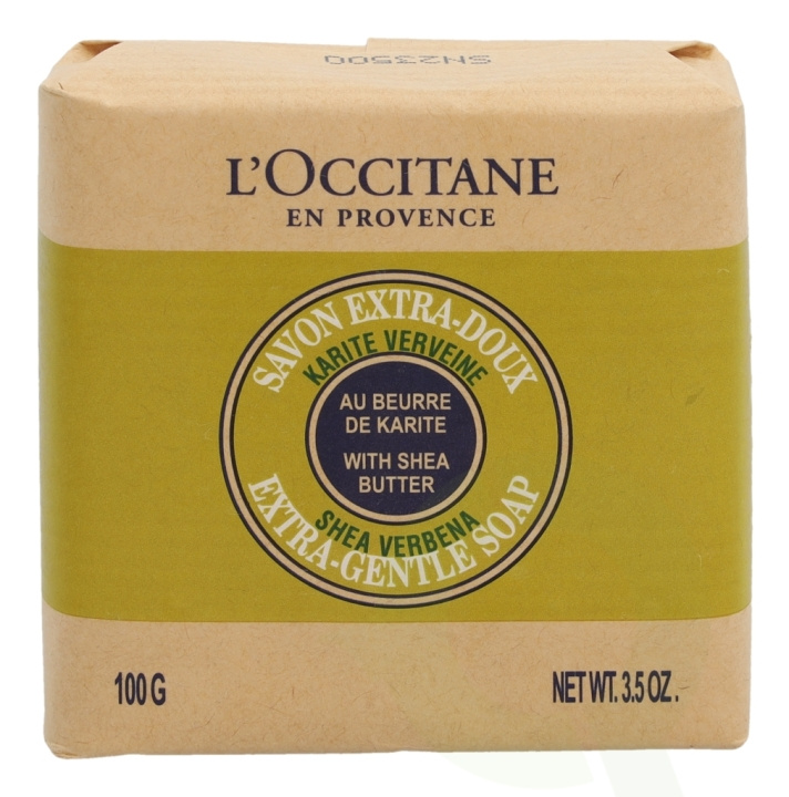 L\'Occitane Extra-Gentle Soap With Shea Butter 100 gr Shea Verbena ryhmässä KAUNEUS JA TERVEYS / Ihonhoito / Kehon hoito / Kylpy- ja suihkugeelit @ TP E-commerce Nordic AB (C52563)