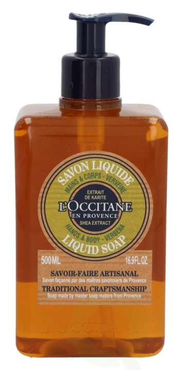 L\'Occitane Verbena Liquid Soap w/Pump 500 ml Hand & Body ryhmässä KAUNEUS JA TERVEYS / Ihonhoito / Kehon hoito / Käsisaippua @ TP E-commerce Nordic AB (C52581)