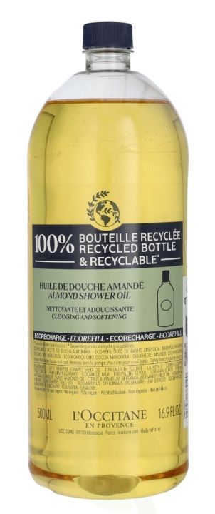 L\'Occitane Almond Shower Oil - Refill 500 ml ryhmässä KAUNEUS JA TERVEYS / Ihonhoito / Kehon hoito / Kylpy- ja suihkugeelit @ TP E-commerce Nordic AB (C52598)