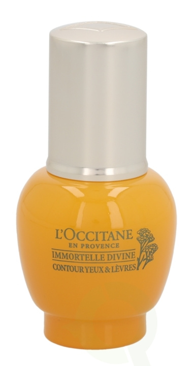 L\'Occitane Immortelle Divine Eye & Lip Contour 15 ml ryhmässä KAUNEUS JA TERVEYS / Ihonhoito / Kasvot / Silmät @ TP E-commerce Nordic AB (C52610)