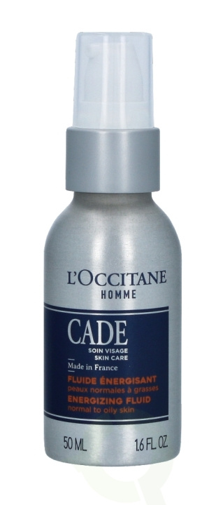L\'Occitane Homme Cade Energizing Fluid 50 ml ryhmässä KAUNEUS JA TERVEYS / Ihonhoito / Kasvot / Päivävoide @ TP E-commerce Nordic AB (C52619)