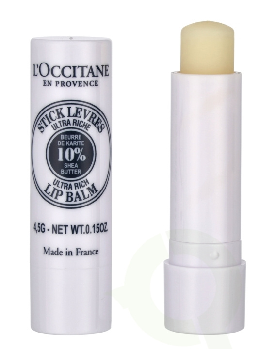 L\'Occitane Shea Butter Lip Balm Stick 4.5 gr ryhmässä KAUNEUS JA TERVEYS / Meikit / Huulet / Huulivoide @ TP E-commerce Nordic AB (C52653)