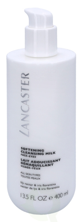 Lancaster Soft Clean Milk Face Eyes 400 ml All Skin Types - Lily Nectar & Iris Florentina ryhmässä KAUNEUS JA TERVEYS / Ihonhoito / Kasvot / Puhdistus @ TP E-commerce Nordic AB (C52695)