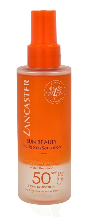 Lancaster Sun Beauty Sun Protective Water SPF50 150 ml ryhmässä KAUNEUS JA TERVEYS / Ihonhoito / Rusketus / Aurinkosuoja @ TP E-commerce Nordic AB (C52729)