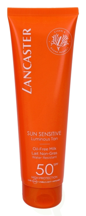 Lancaster Sun Sensitive Oil-Free Milk SPF50 150 ml ryhmässä KAUNEUS JA TERVEYS / Ihonhoito / Rusketus / Aurinkosuoja @ TP E-commerce Nordic AB (C52730)