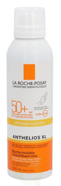 La Roche-Posay LRP Anthelios XL Ultra-Light Invisible Spray SPF50+ 200 ml Ultra Licht ryhmässä KAUNEUS JA TERVEYS / Ihonhoito / Rusketus / Aurinkosuoja @ TP E-commerce Nordic AB (C52832)