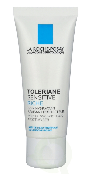 La Roche-Posay LRP Toleriane Sensitive Rich Cream 40 ml Alcohol Free ryhmässä KAUNEUS JA TERVEYS / Ihonhoito / Kasvot / Päivävoide @ TP E-commerce Nordic AB (C52894)