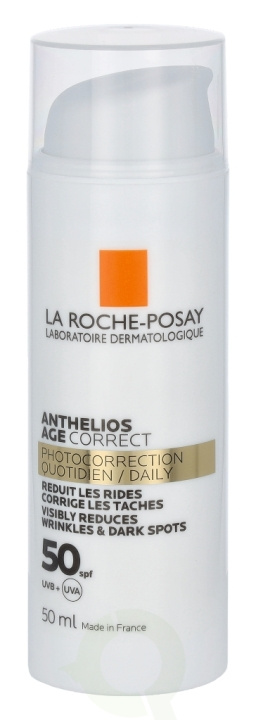 La Roche-Posay LRP Anthelios Age Correct Daily Light Cream SPF50+ 50 ml Photocorrection ryhmässä KAUNEUS JA TERVEYS / Ihonhoito / Rusketus / Aurinkosuoja @ TP E-commerce Nordic AB (C52906)