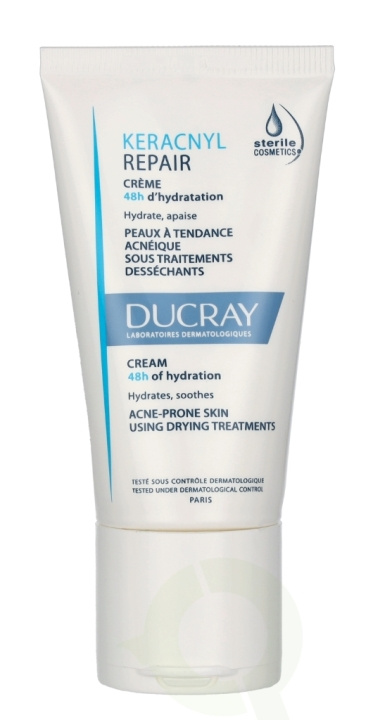 Ducray Keracnyl Repair Cream 50 ml ryhmässä KAUNEUS JA TERVEYS / Ihonhoito / Kasvot / Kasvovoide @ TP E-commerce Nordic AB (C53210)