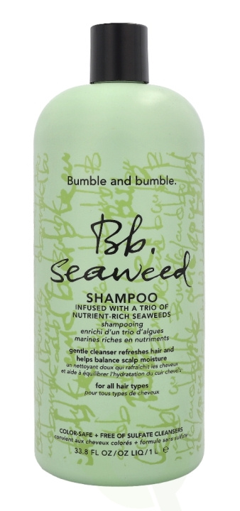 Bumble and Bumble Bumble & Bumble Seaweed Shampoo 1000 ml ryhmässä KAUNEUS JA TERVEYS / Hiukset &Stailaus / Hiustenhoito / Shampoo @ TP E-commerce Nordic AB (C53246)