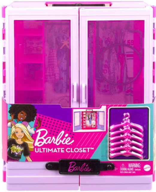 Barbie Fashionistas Ultimate Closet - vaatekaappi ryhmässä LELUT, TUOTTEET LAPSILLE JA VAUVOILLE / Leikkikalut, Askartelu &Pelit / Nuket & Tarvikkeet @ TP E-commerce Nordic AB (C53388)