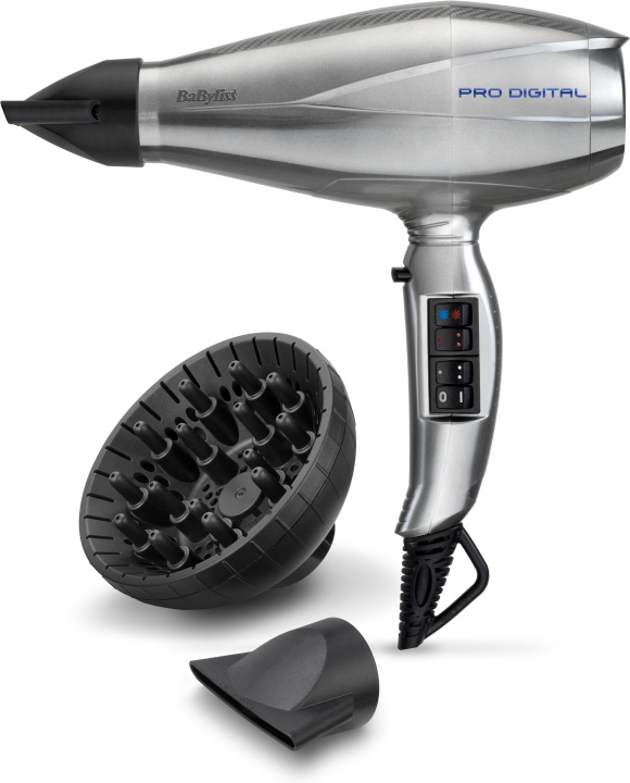 BaByliss 6000E Pro Digital hiustenkuivaaja ryhmässä KAUNEUS JA TERVEYS / Hiukset &Stailaus / Muotoilutyökalut / Hiustenkuivaimet @ TP E-commerce Nordic AB (C53406)