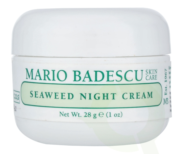 Mario Badescu Seaweed Night Cream 28 gr ryhmässä KAUNEUS JA TERVEYS / Ihonhoito / Kasvot / Kasvovoide @ TP E-commerce Nordic AB (C53573)
