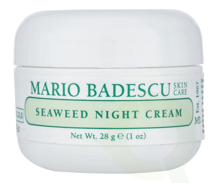 Mario Badescu Seaweed Night Cream 28 gr ryhmässä KAUNEUS JA TERVEYS / Ihonhoito / Kasvot / Yövoide @ TP E-commerce Nordic AB (C53573)