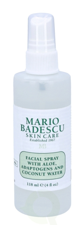 Mario Badescu Facial Spray 118 ml Aloe, Adaptogens And Coconut Water ryhmässä KAUNEUS JA TERVEYS / Ihonhoito / Kasvot / Kasvovesi ja Facemist @ TP E-commerce Nordic AB (C53601)