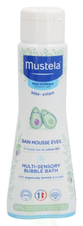 Mustela Normal Skin Multi-Sensory Bubble Bath 200 ml ryhmässä KAUNEUS JA TERVEYS / Ihonhoito / Kehon hoito / Kylpy- ja suihkugeelit @ TP E-commerce Nordic AB (C53841)