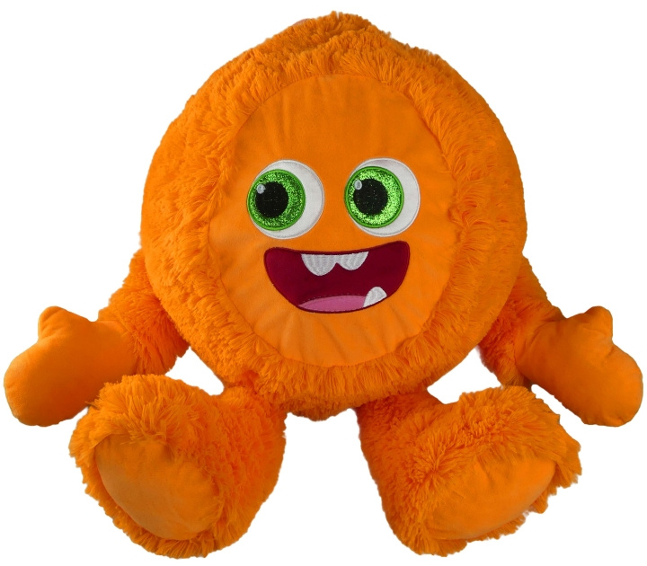 SportMe Fuzzy Monster 40cm Orange ryhmässä LELUT, TUOTTEET LAPSILLE JA VAUVOILLE / Lelut vauvoille (0-3v) / Pehmolelut @ TP E-commerce Nordic AB (C53937)