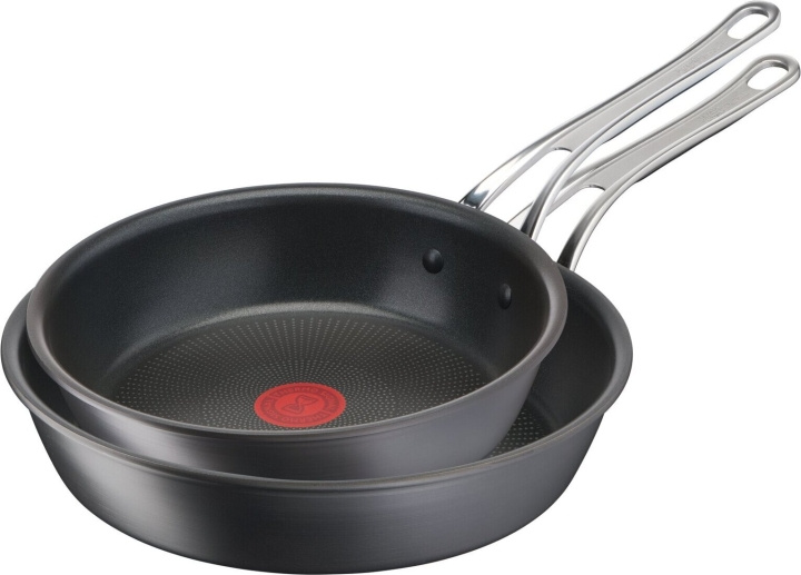 Tefal Jamie Oliver Cook\'s Classics HA -paistinpannusetti, 24 cm + 28 cm, musta ryhmässä KOTI, TALOUS JA PUUTARHA / Keittiövälineet / Paistinpannut @ TP E-commerce Nordic AB (C53981)