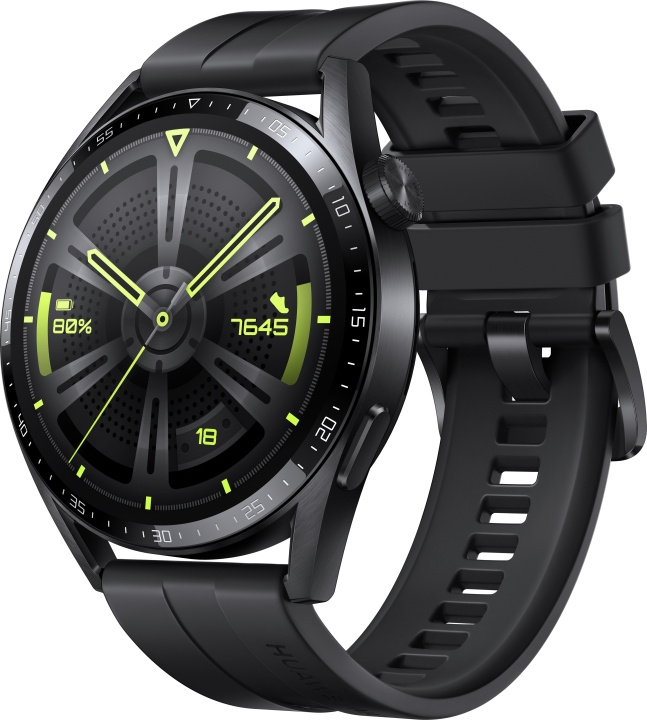 Huawei Watch GT 3 -älykello, 46 mm, musta ryhmässä URHEILU, VAPAA-AIKA JA HARRASTUS / Urheilu- ja sykekellot / Älykellot @ TP E-commerce Nordic AB (C53995)
