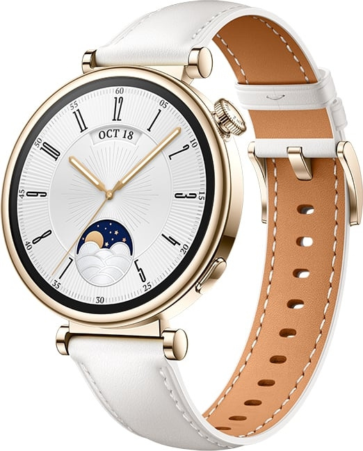 Huawei Watch GT4 Classic -älykello, 41 mm, kulta/valkoinen ryhmässä URHEILU, VAPAA-AIKA JA HARRASTUS / Urheilu- ja sykekellot / Älykellot @ TP E-commerce Nordic AB (C54071)