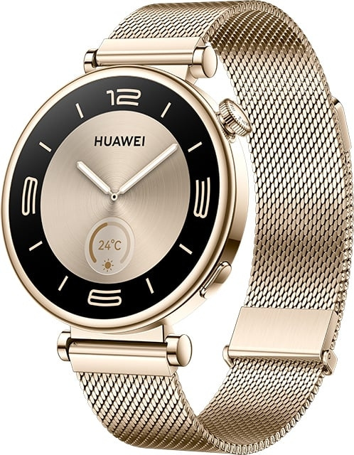 Huawei Watch GT4 Elegant -älykello, 41 mm, kulta ryhmässä URHEILU, VAPAA-AIKA JA HARRASTUS / Urheilu- ja sykekellot / Älykellot @ TP E-commerce Nordic AB (C54072)