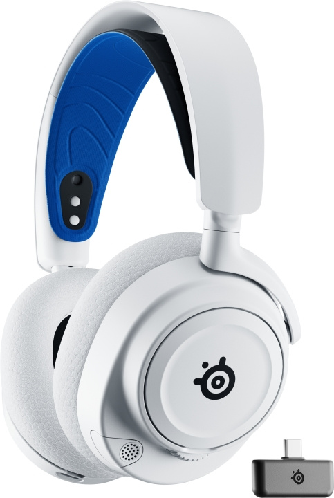 SteelSeries Arctis Nova 7P -langattomat pelikuulokkeet, valkoiset ryhmässä TIETOKOONET & TARVIKKEET / GAMING / Kuulokkeet @ TP E-commerce Nordic AB (C54094)