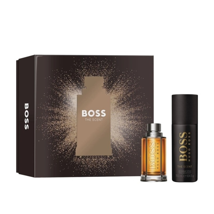 Hugo Boss Giftset Hugo Boss The Scent Edt 50ml + Deo Spray 150ml ryhmässä KAUNEUS JA TERVEYS / Lahjapakkaukset / Miesten lahjapakkaukset @ TP E-commerce Nordic AB (C54110)