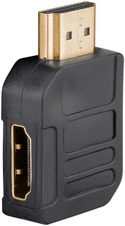 Goobay HDMI™-adapter, Guldpläterad (4K @ 60 Hz) HDMI™-uttag (typ A) > HDMI™ kontakt (typ A) 270 ° ryhmässä KODINELEKTRONIIKKA / Kaapelit & Sovittimet / HDMI / Sovittimet @ TP E-commerce Nordic AB (C54134)