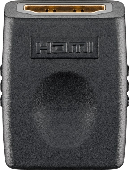 Goobay HDMI™-adapter, koppling, guldpläterad, 8K @ 60 Hz HDMI™-uttag (typ A) > HDMI™-uttag (typ A) ryhmässä KODINELEKTRONIIKKA / Kaapelit & Sovittimet / HDMI / Sovittimet @ TP E-commerce Nordic AB (C54158)