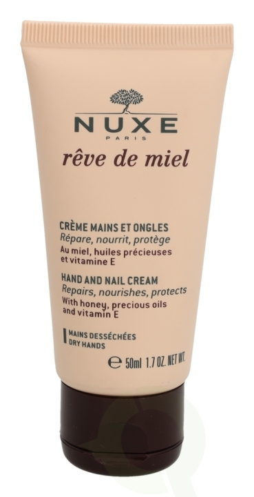 Nuxe Reve De Miel Hand And Nail Cream 50 ml Dry Hands ryhmässä KAUNEUS JA TERVEYS / Manikyyri/Pedikyyri / Käsirasva @ TP E-commerce Nordic AB (C54268)