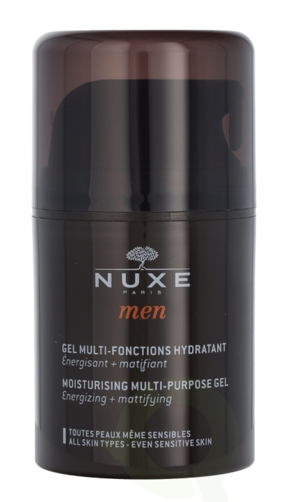 Nuxe Men Moisturizing Multi-Purpose Gel 50 ml For All Skin Types - Even Sensitive Skin ryhmässä KAUNEUS JA TERVEYS / Ihonhoito / Kasvot / Kasvovoide @ TP E-commerce Nordic AB (C54276)