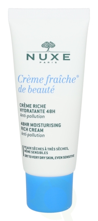 Nuxe Creme Fraiche De Beaute 48H Moisturising Rich Cream 30 ml Dry To Very Dry Skin ryhmässä KAUNEUS JA TERVEYS / Ihonhoito / Kasvot / Kasvovoide @ TP E-commerce Nordic AB (C54279)