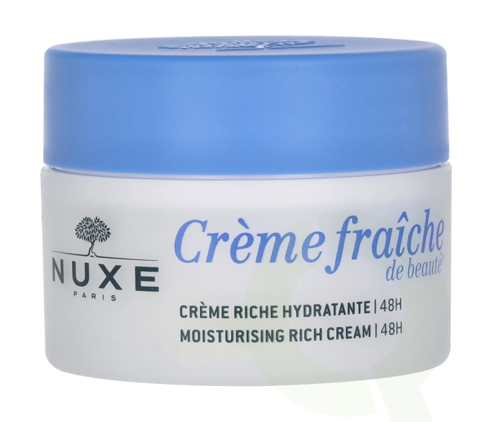Nuxe Creme Fraiche De Beaute 48H Moisturising Rich Cream 50 ml Skin Dry ryhmässä KAUNEUS JA TERVEYS / Ihonhoito / Kasvot / Päivävoide @ TP E-commerce Nordic AB (C54280)