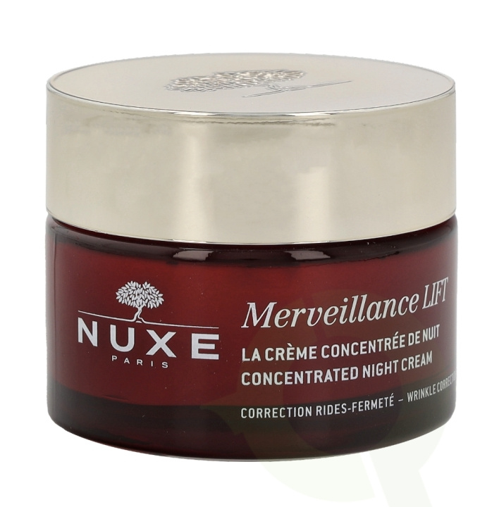 Nuxe Merveillance Lift Concentrated Night Cream 50 ml All skin Types ryhmässä KAUNEUS JA TERVEYS / Ihonhoito / Kasvot / Yövoide @ TP E-commerce Nordic AB (C54338)