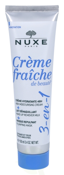 Nuxe Creme Fraiche De Beaute 3-In-1 Face Cream 100 ml Face And Eyes ryhmässä KAUNEUS JA TERVEYS / Ihonhoito / Kasvot / Päivävoide @ TP E-commerce Nordic AB (C54340)