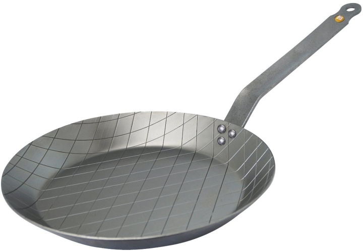 De Buyer Mineral B Element -paistinpannu uritetulla kuviolla, hiiliteräs, 28 cm ryhmässä KOTI, TALOUS JA PUUTARHA / Keittiövälineet / Paistinpannut @ TP E-commerce Nordic AB (C54520)