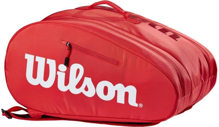 Wilson Padel Super Tour Bag -laukku, punainen ryhmässä URHEILU, VAPAA-AIKA JA HARRASTUS / Urheiluvälineet / Padel-välineet @ TP E-commerce Nordic AB (C54603)
