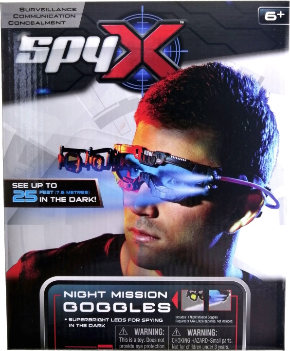 SpyX Night Mission Goggles -vakoilulasit ryhmässä URHEILU, VAPAA-AIKA JA HARRASTUS / Hauskat tavarat / Vakoiluvälineet @ TP E-commerce Nordic AB (C54610)