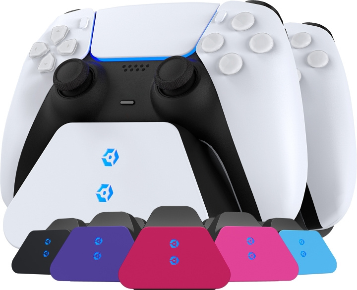 Gioteck Duo DualSense -lataustelakka, PS5 ryhmässä KODINELEKTRONIIKKA / Pelikonsolit & Tarvikkeet / Sony PlayStation 5 / Tarvikkeet @ TP E-commerce Nordic AB (C54634)