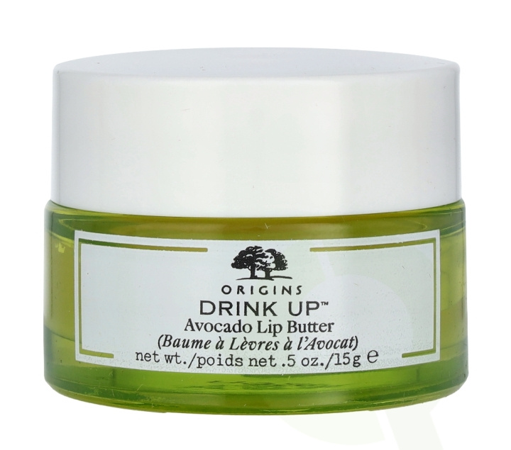 Origins Drink Up Nourishing Avocado Lip Butter 15 gr ryhmässä KAUNEUS JA TERVEYS / Meikit / Huulet / Huulivoide @ TP E-commerce Nordic AB (C54737)