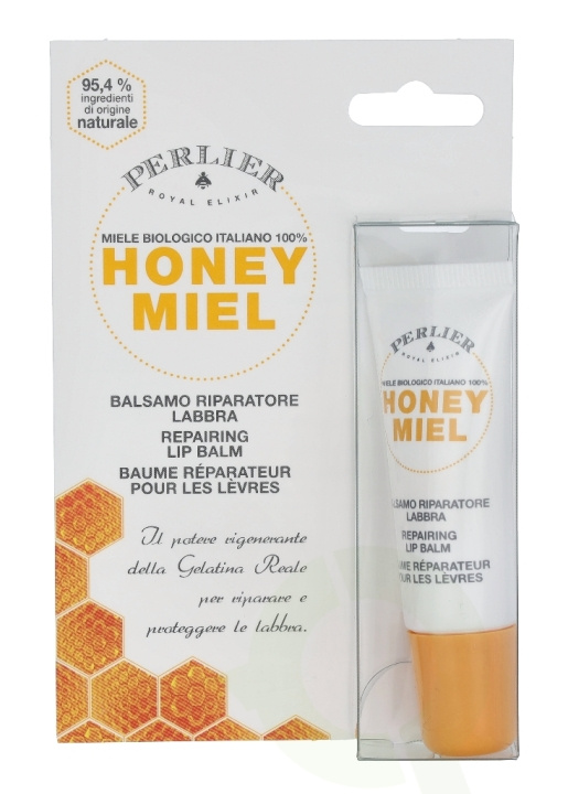 Perlier Honey Repairing Lip Balm - Tube 7.5 ml ryhmässä KAUNEUS JA TERVEYS / Meikit / Huulet / Huulivoide @ TP E-commerce Nordic AB (C54773)